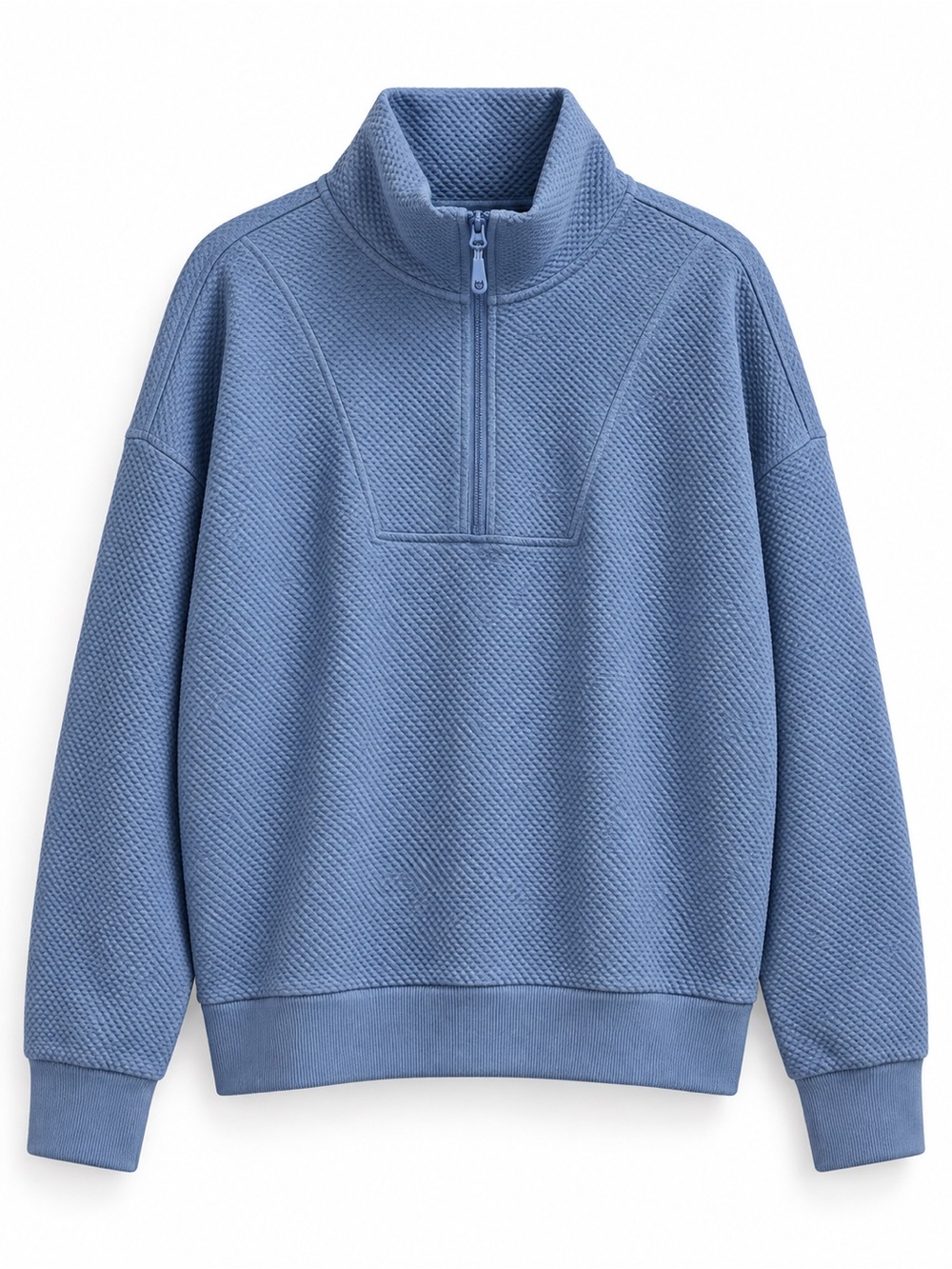 NWT Born Primitive Revive Cloud Half Zip Sweatshirt Citadel Blue 2XL
